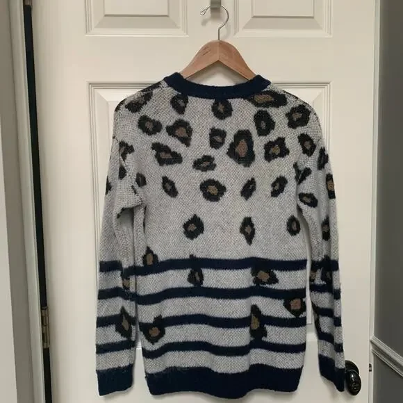 REVOLVE x LPA Sweater 225 in Leopard Stripe, size XS - Picture 4 of 7